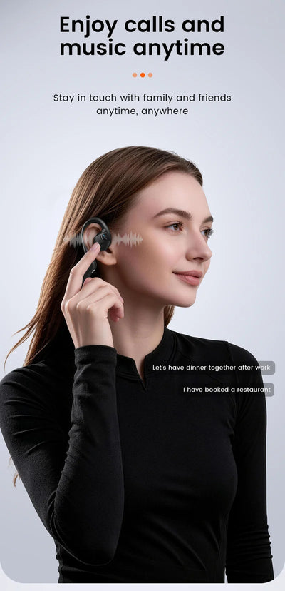4K Smart Sports Earphones with 8MP Camera