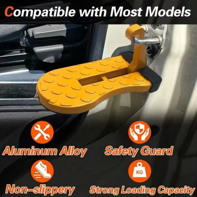 Car Door Step with Glass Breaker