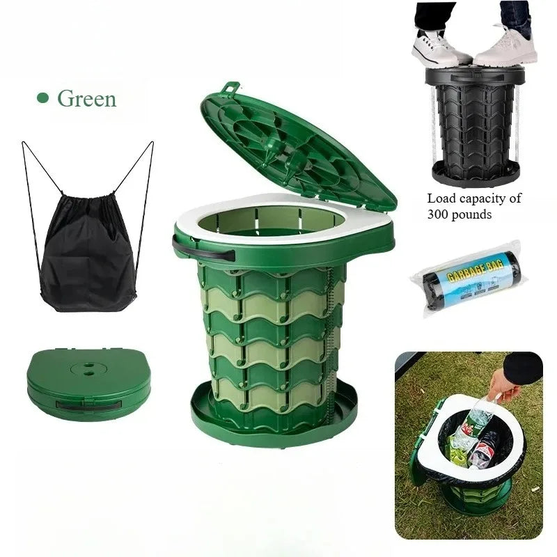 Ultra-Light Foldable Camping Toilet