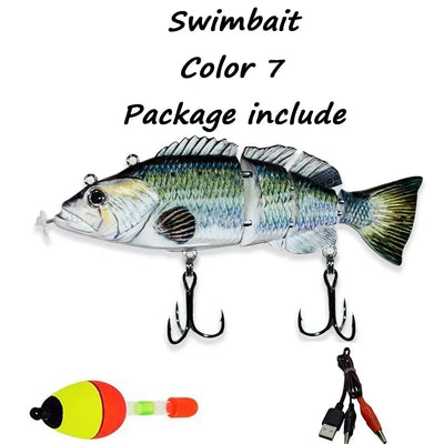 13cm/5.1" Rechargeable Robotic Fishing Lure