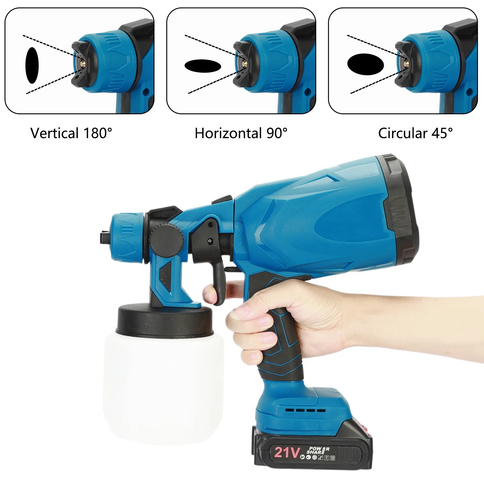 Electric Paint Sprayer + 2 Batteries
