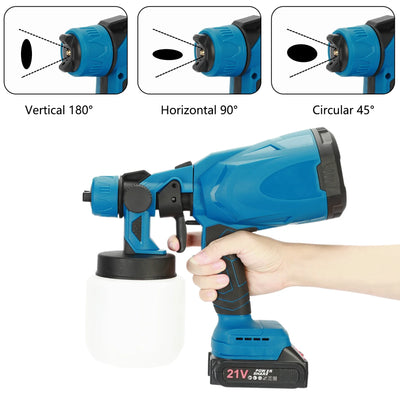 Electric Paint Sprayer + 2 Batteries