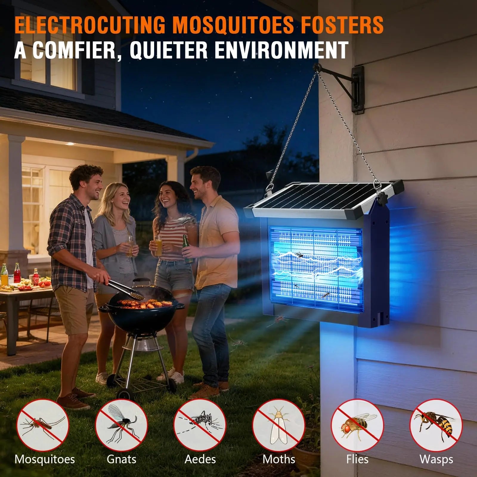 Solar Outdoor Mosquito Killer