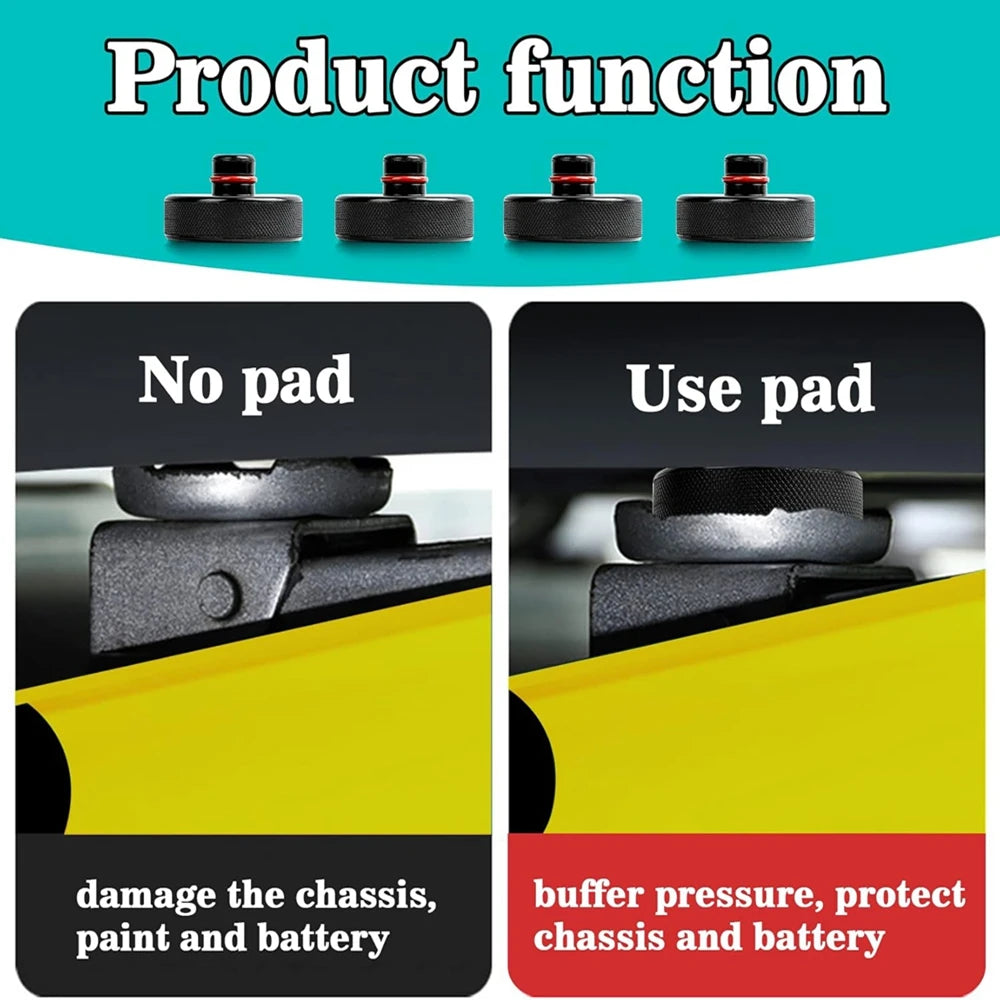 Jack Pad Adapter – Rubber Lift Support for Model 3, Y, S & X