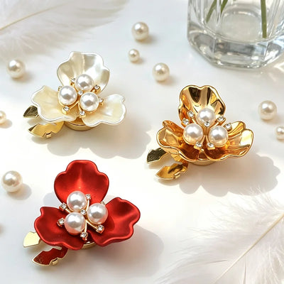 Elegant Flower Button Covers for Shirts & Blouses – 2PCS