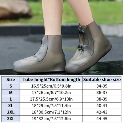 Waterproof Rain Shoe Covers for Men & Women