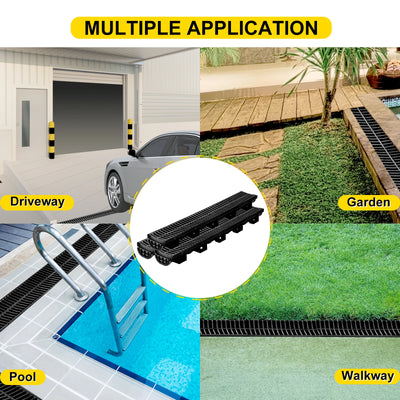 Outdoor Trench & Driveway Channel Drain System