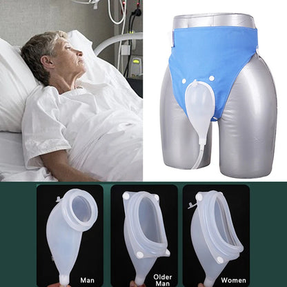 Reusable Silicone Urine Collector with Drainage Bag