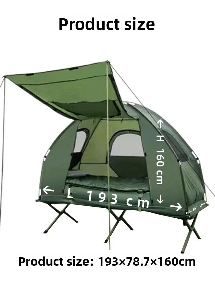 Ultra-Light Hiking Tent & Camping Cot Combo