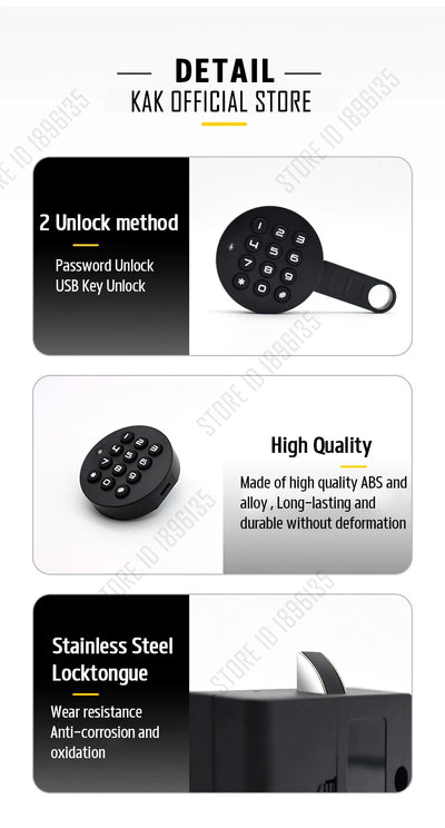 Electronic Keypad Cabinet & Locker Lock