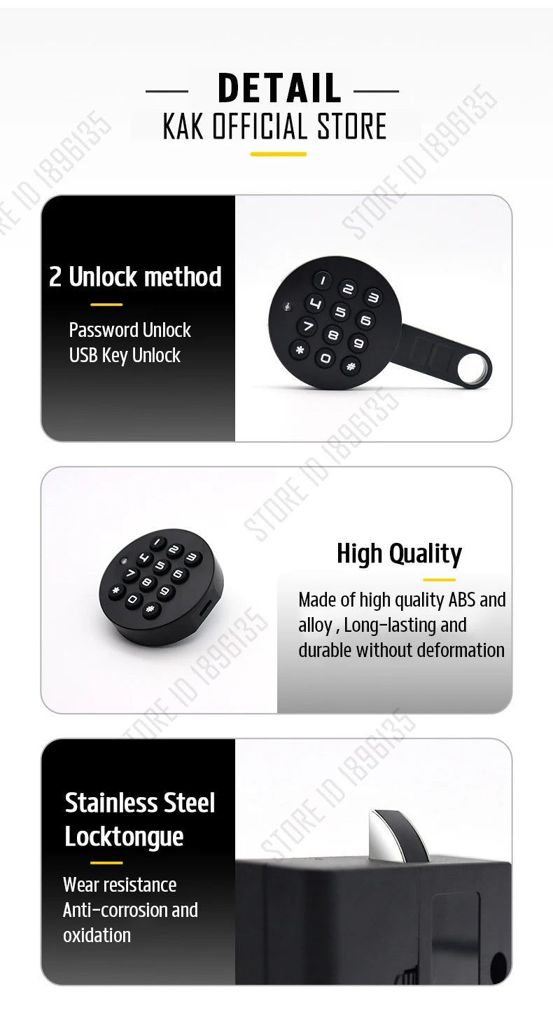 Electronic Keypad Cabinet & Locker Lock