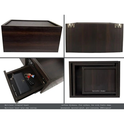 Floating Nightstand with Hidden Storage