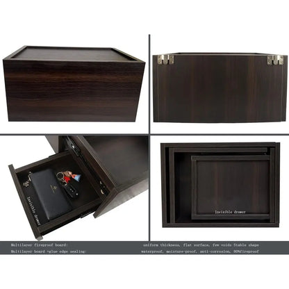 Floating Nightstand with Hidden Storage