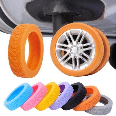 Silicone Luggage Wheel Protector Covers