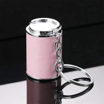 Metal Coin Holder Keychain
