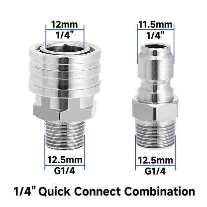 1/4" Pressure Washer Quick Connect Adapter Set