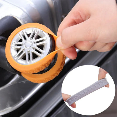Silicone Luggage Wheel Protector Covers