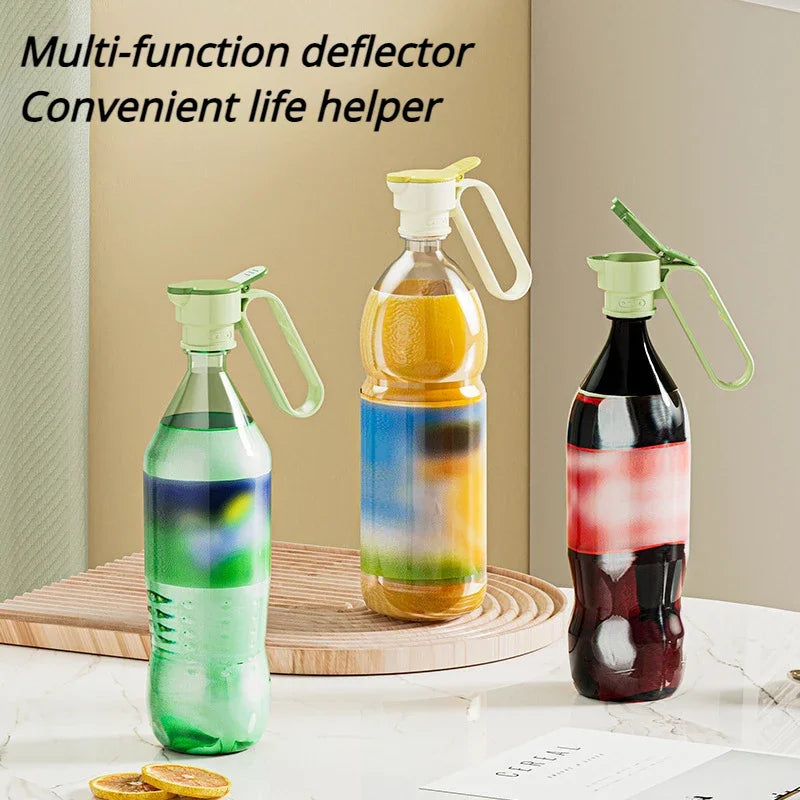 Adjustable Bottle Pourer Spout with Handle