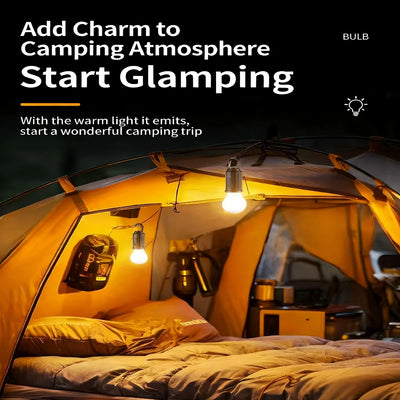 Bulb Light - Solar & Type-C Charging