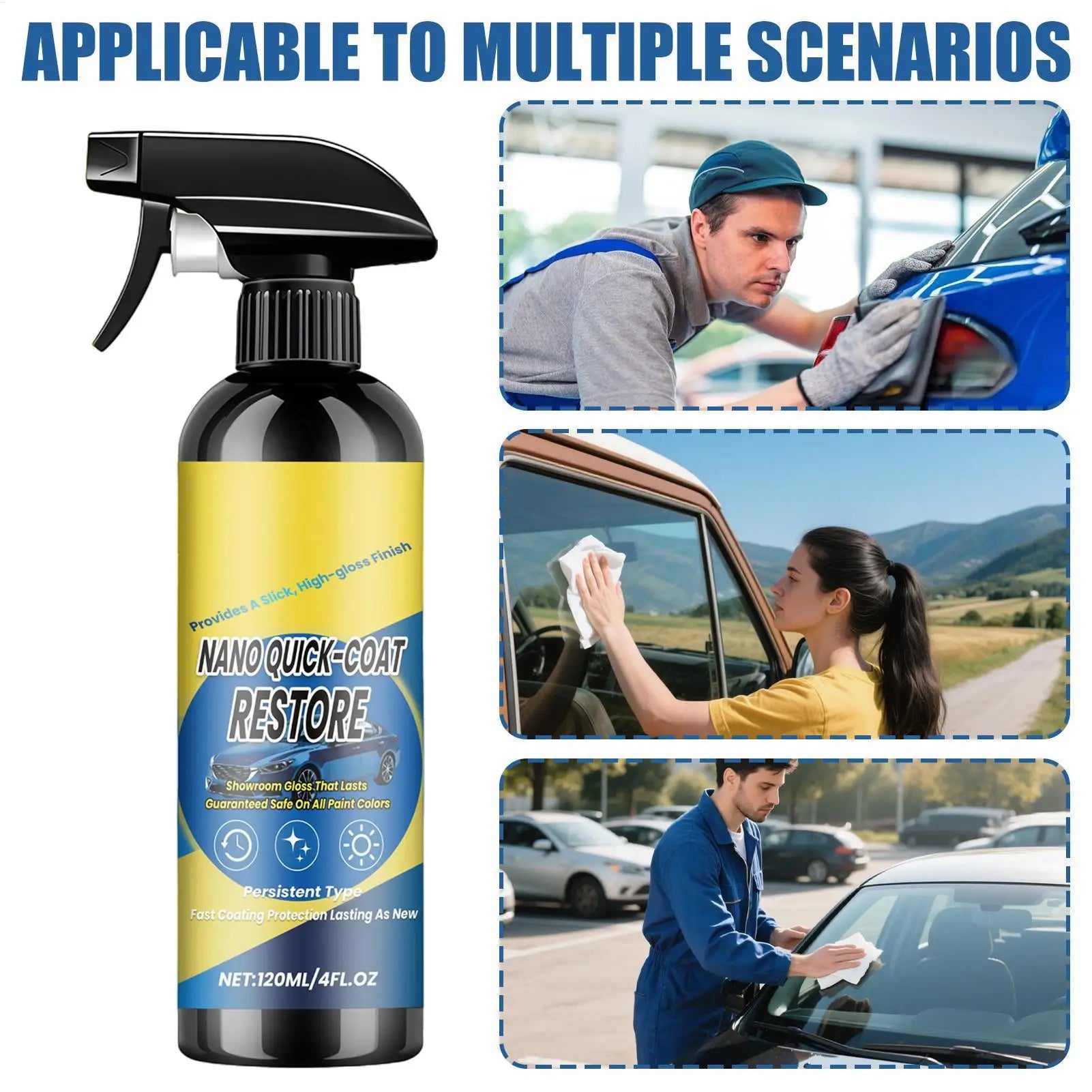 Nano Ceramic Coating Spray for Cars 120ml