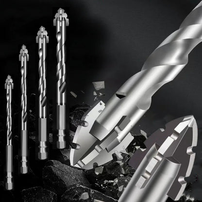 Titanium Masonry Drill Bits with 1/4" Hex Shank