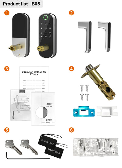 Smart Fingerprint Keyless Door Lock
