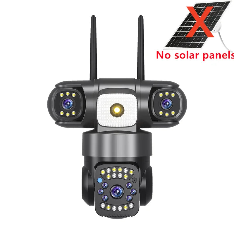 15MP Triple-Lens Solar Security Camera