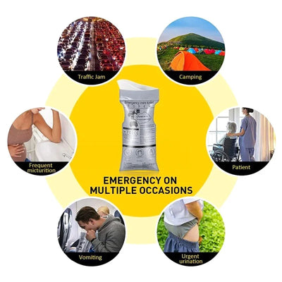 Portable Emergency Urine Bags (700ml) (I)