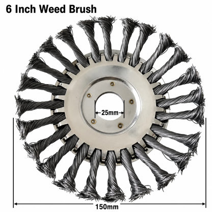 6/8/10 Inch Steel Wire Weed Trimmer Head