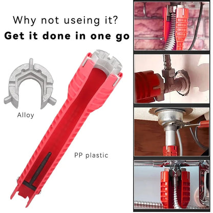 8-in-1 Sink Faucet Wrench