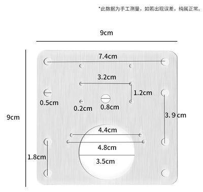 Cabinet Hinge Repair Plate