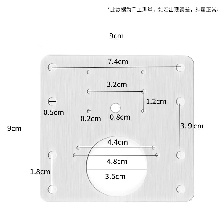 Cabinet Hinge Repair Plate