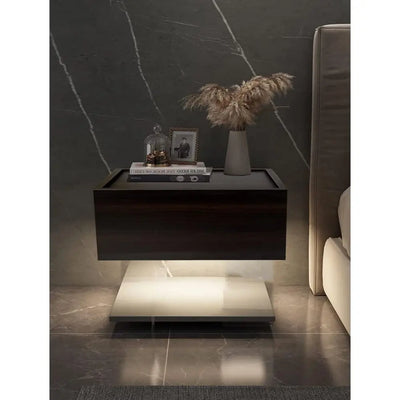 Floating Nightstand with Hidden Storage