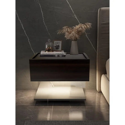 Floating Nightstand with Hidden Storage