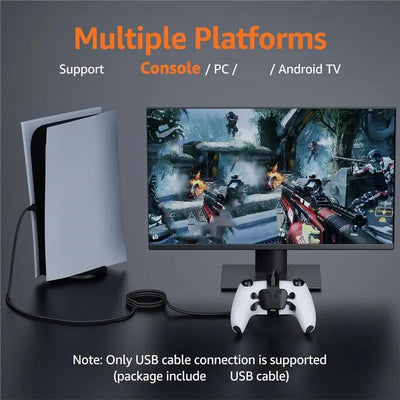 PS5 Controller Back Paddles with Turbo, Remapping & Mic Support