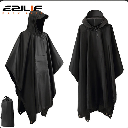 3-in-1 Military Rain Poncho Shelter
