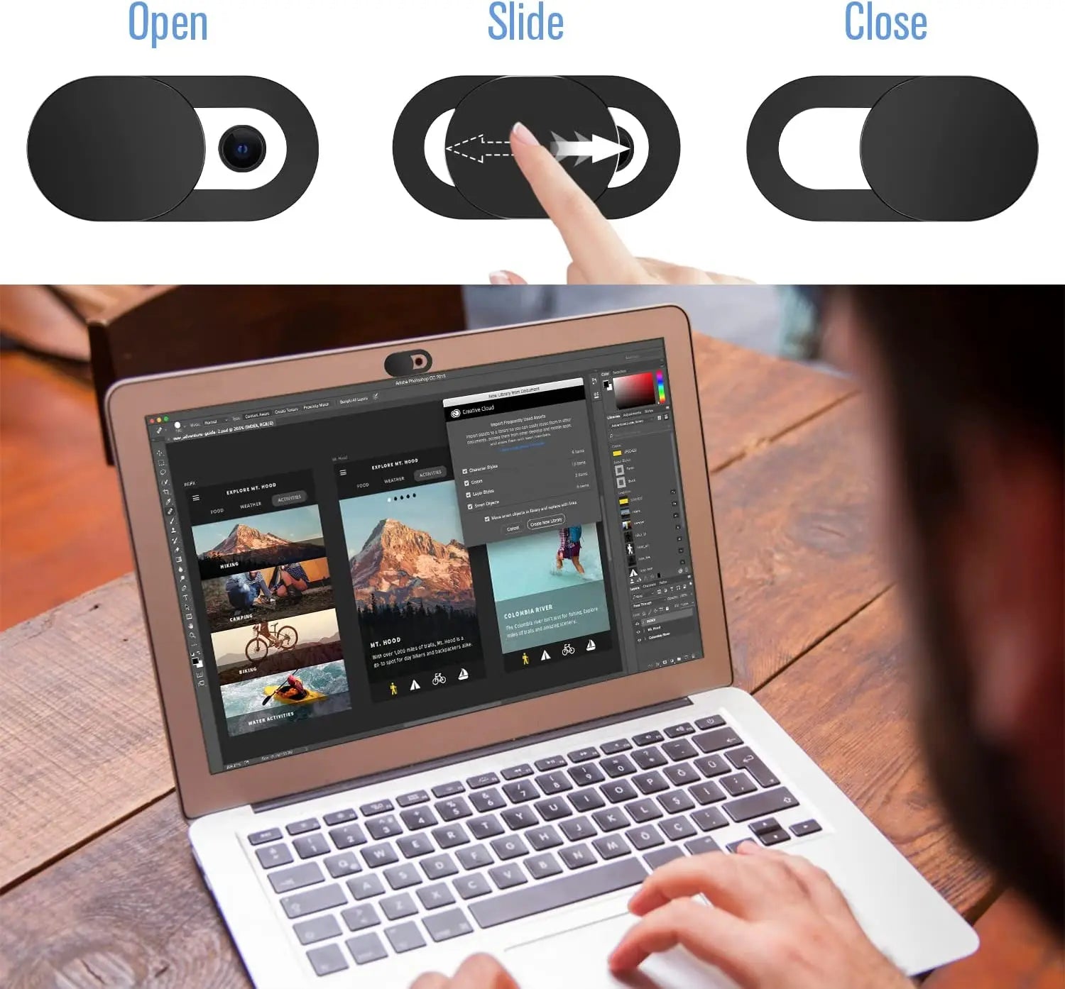 Webcam Privacy Cover Slider