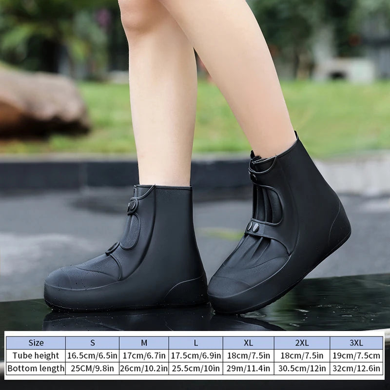 Waterproof Rain Shoe Covers for Men & Women