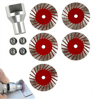 Professional Diamond Turbo Saw Blade Set – 5 Pack