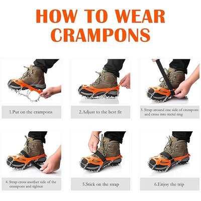 Stainless Steel Anti-Slip Ice Cleats