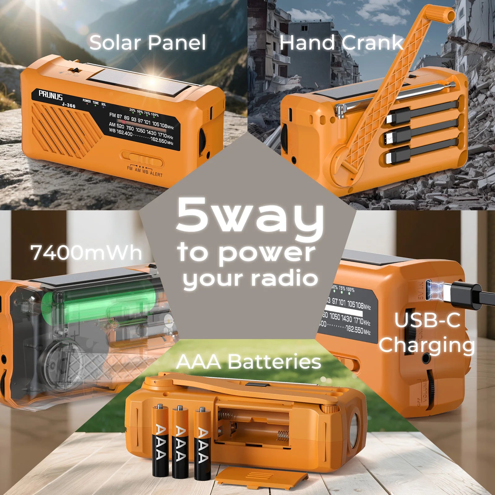 Portable Emergency Weather Radio