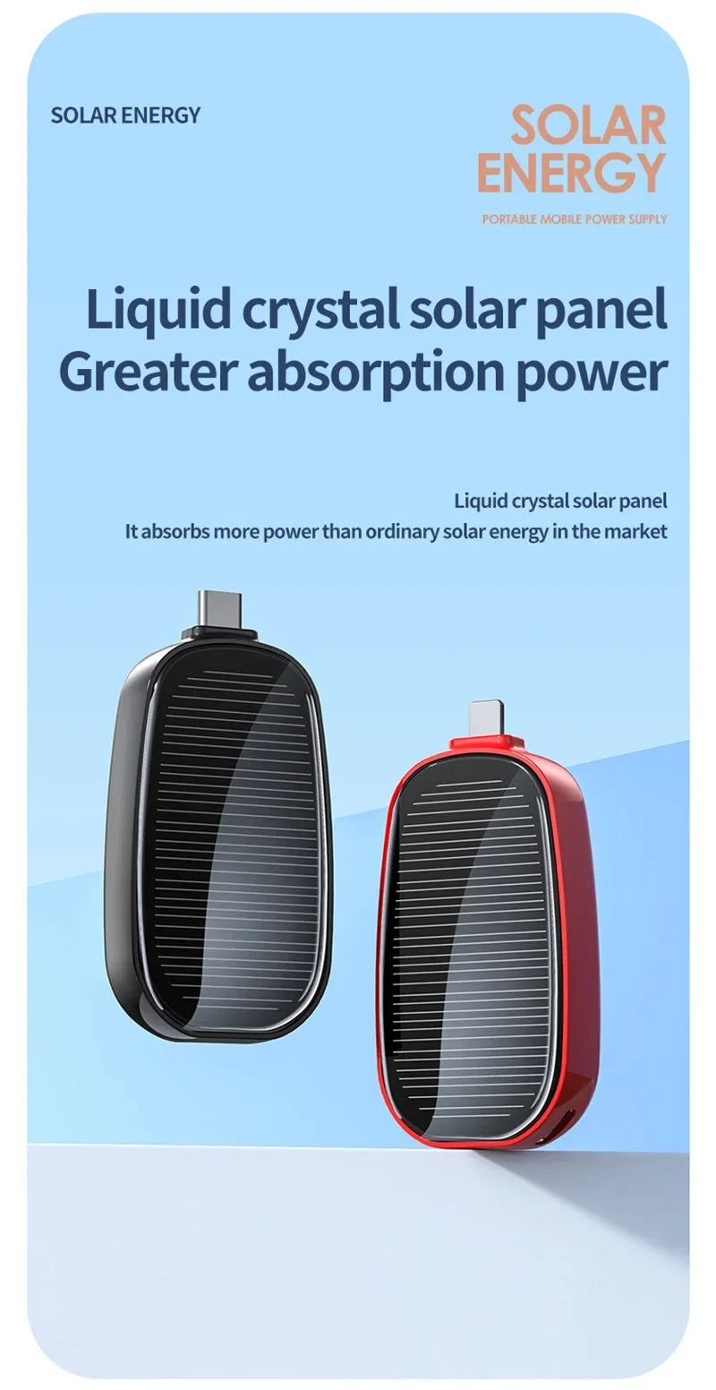 SolarKey Mini Power Bank 1200mAh