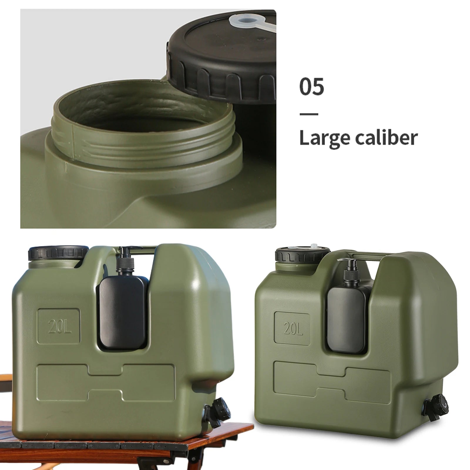 Portable Camping Water Bag 15/20L with Faucet