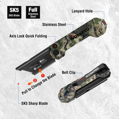 Folding Utility Knife Set