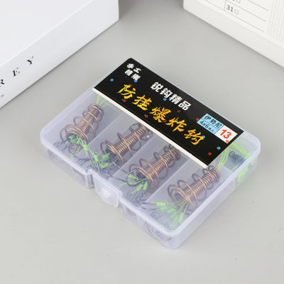 4PCS Explosive Carp Spring Hook Set