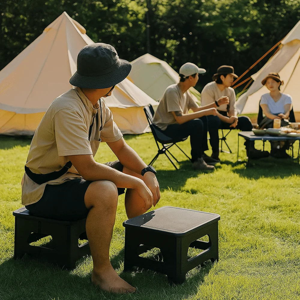 Foldable Odor-Proof Camping Toilet