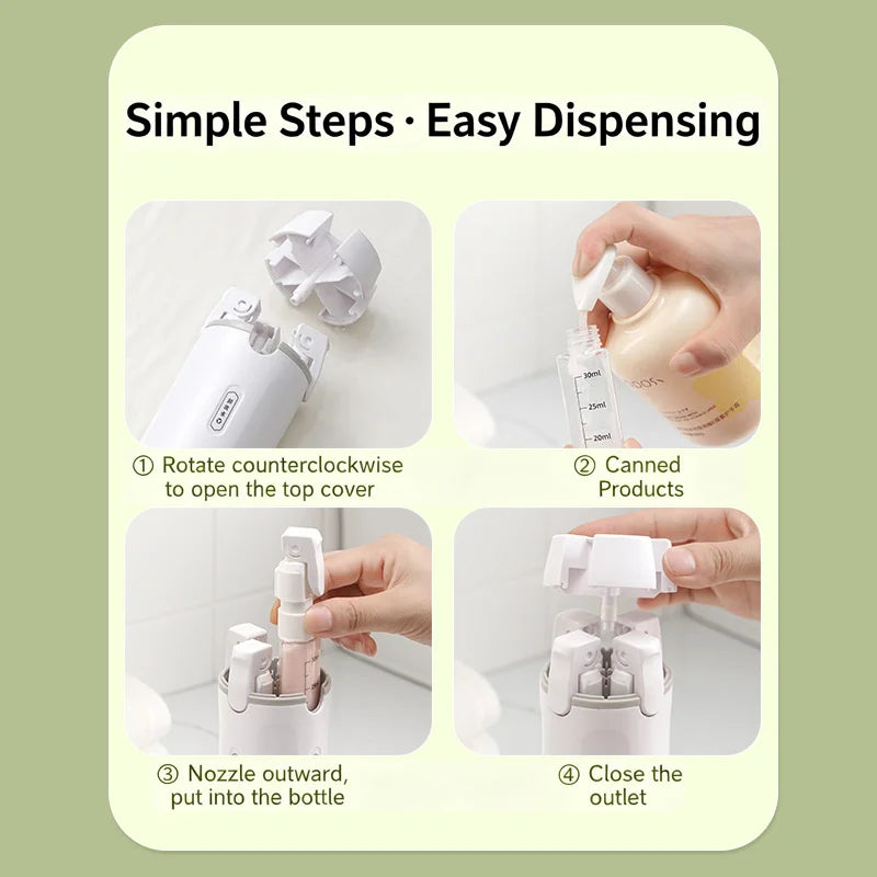 4-in-1 Travel Toiletry Bottle