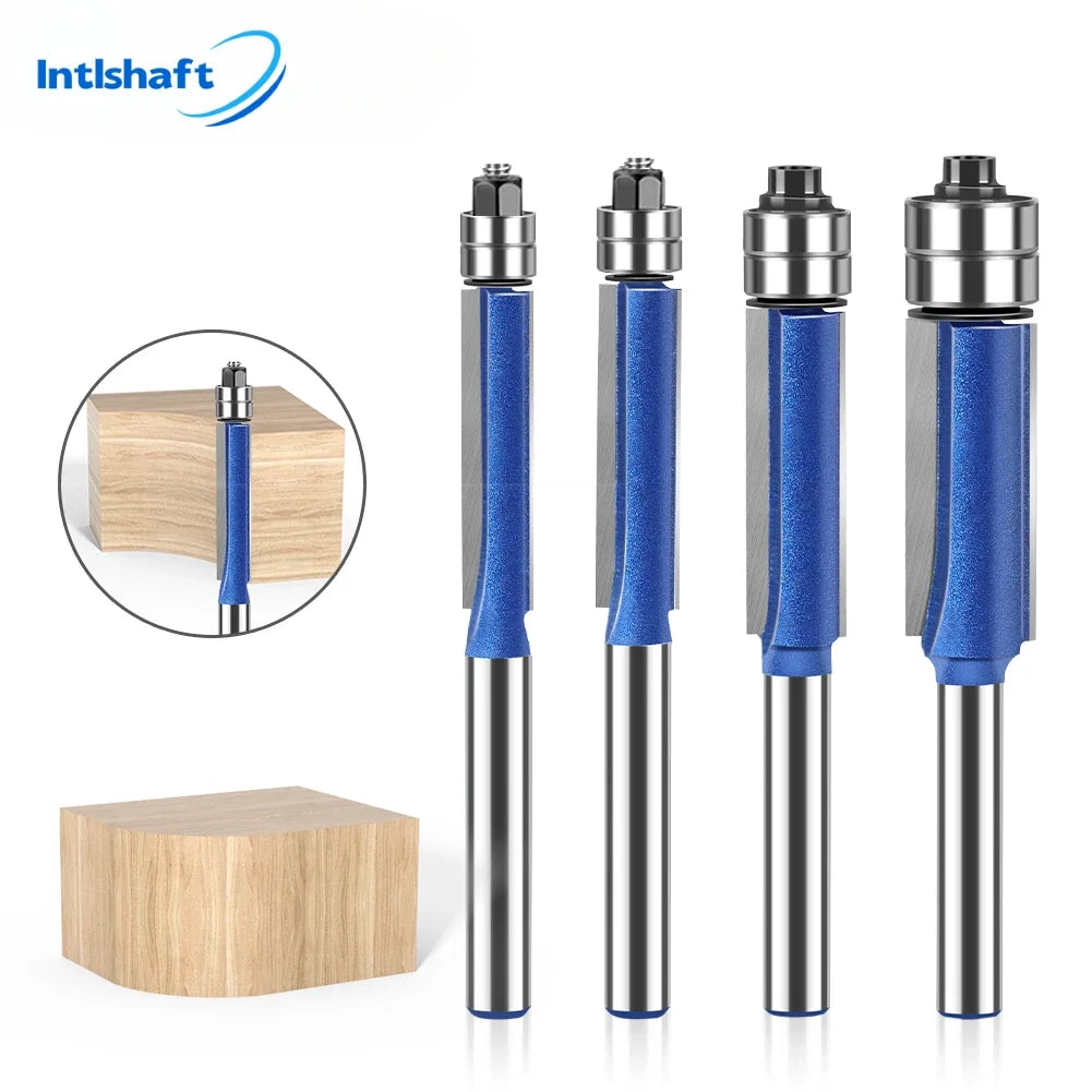 Flush Trim Router Bit with Dual Bearings