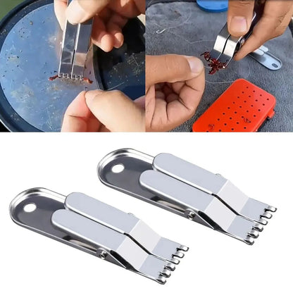 Stainless Steel Worm Bait Fishing Tool