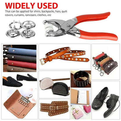 400PCS Snap Button Kit with Pliers